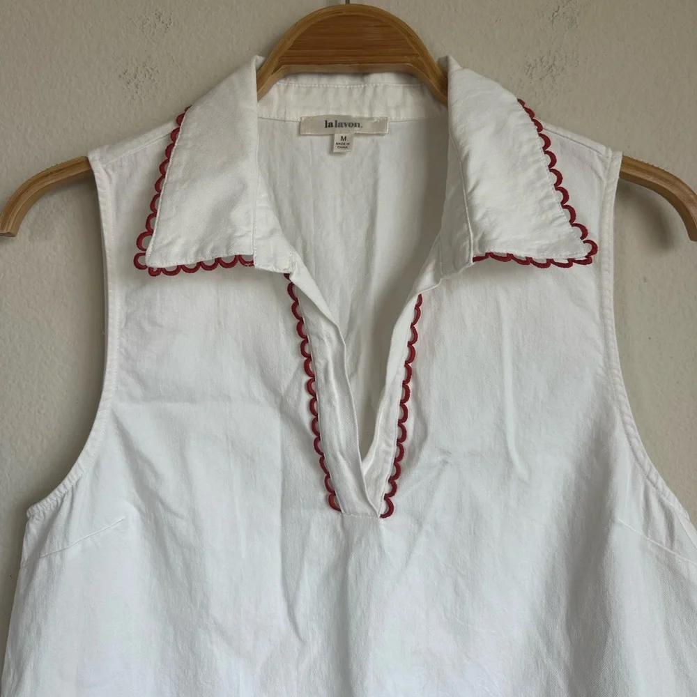 La Lavon Embroidered Sleeveless Dress - Picture 7 of 12